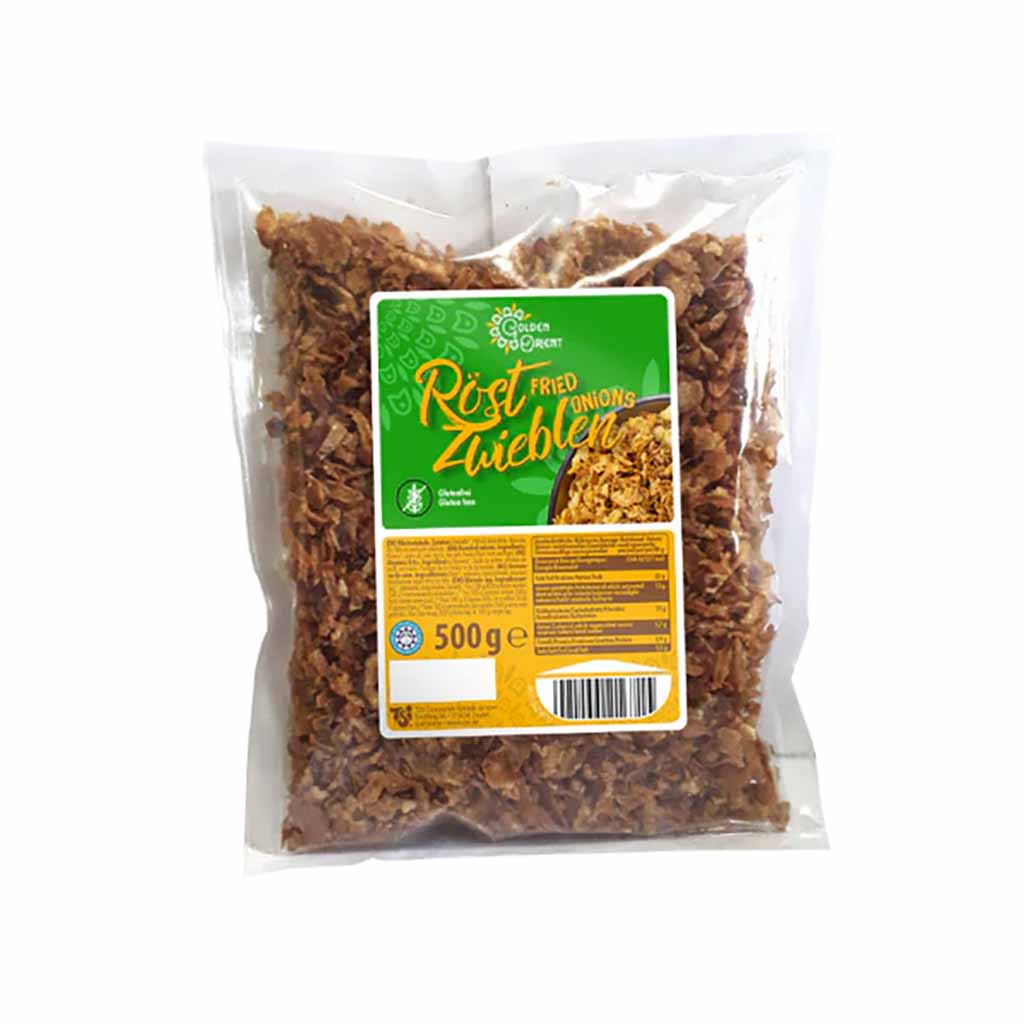 Fried onions, Röstzwiebeln, Knuspersnack, Snack, 500 g