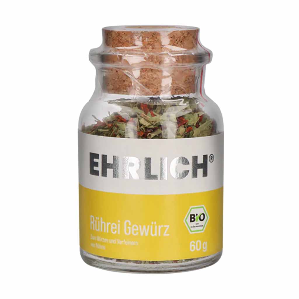 Gewürz, Rührei Gewürz, Korken Glas, Bio, 60 g