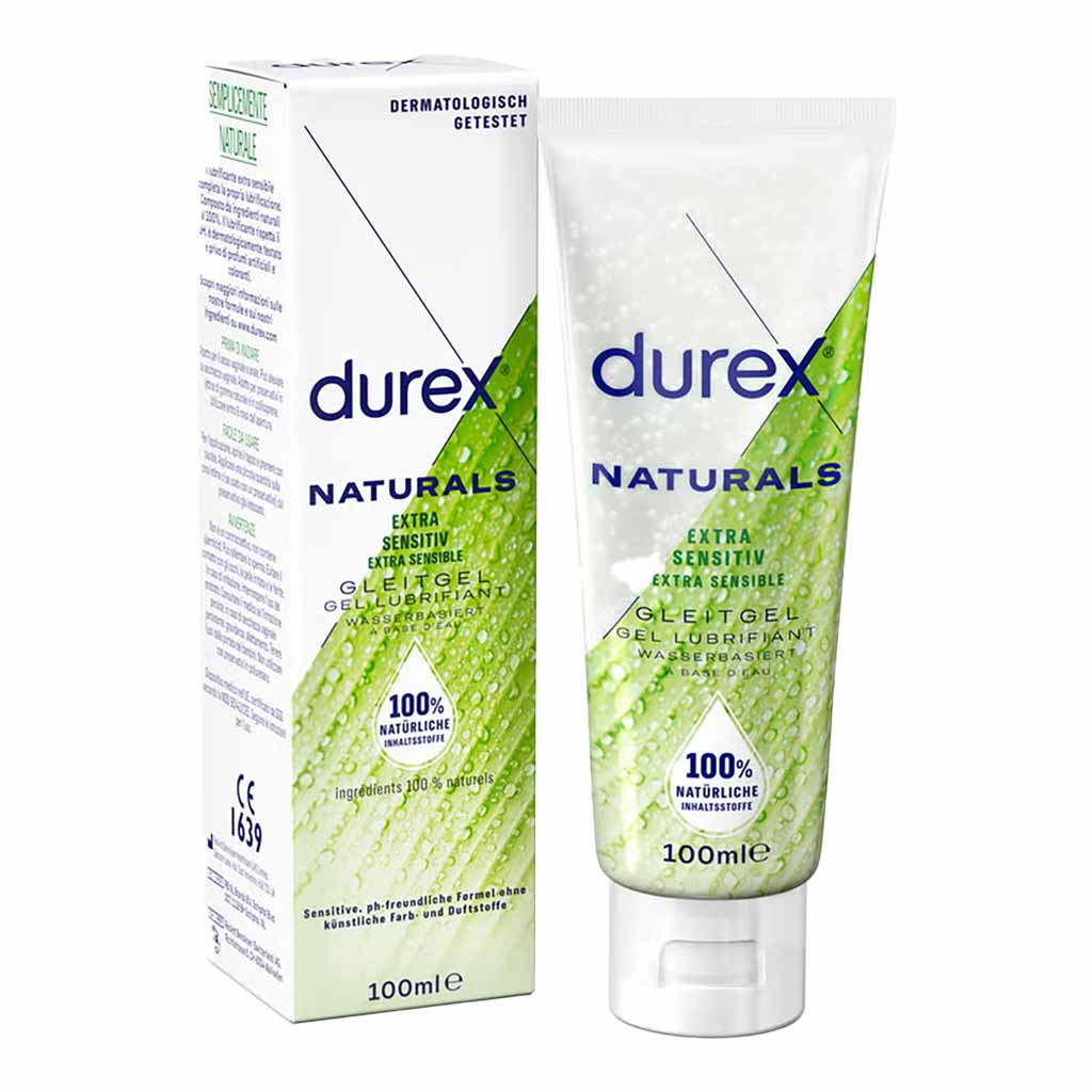 Durex Naturals Extra Sensitive 100% natürliches Gleitmittel 100ml