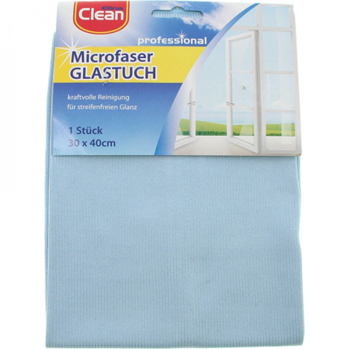 Microfaser Glastuch CLEAN 30x40cm