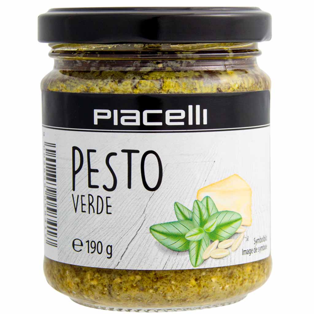 Piacelli Antipasti Pesto Verde - Basilikum Pesto 190g MHD 15.12.28