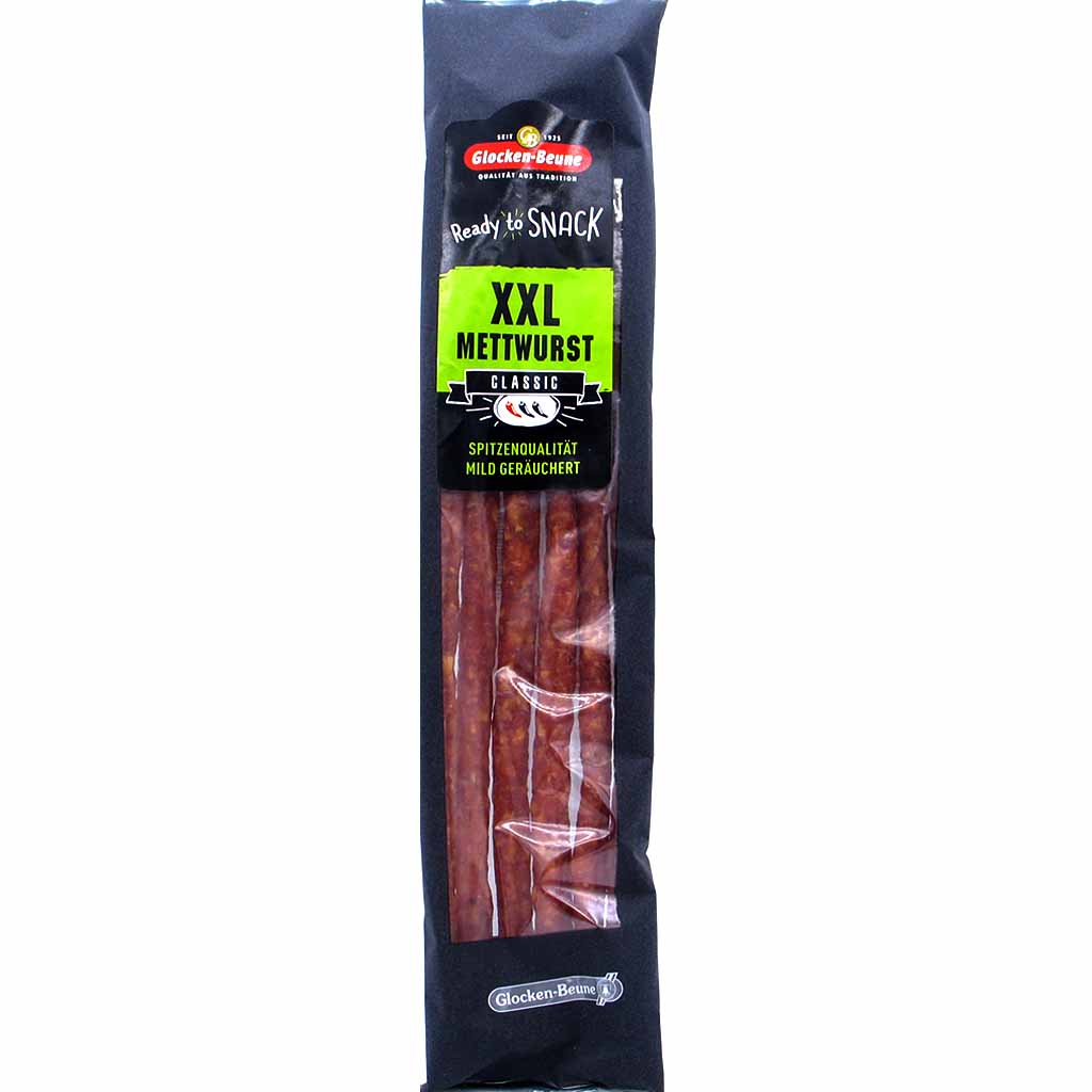 Glocken-Beune XXL Mettwurst to go Classic 100g MHD 06.06.26