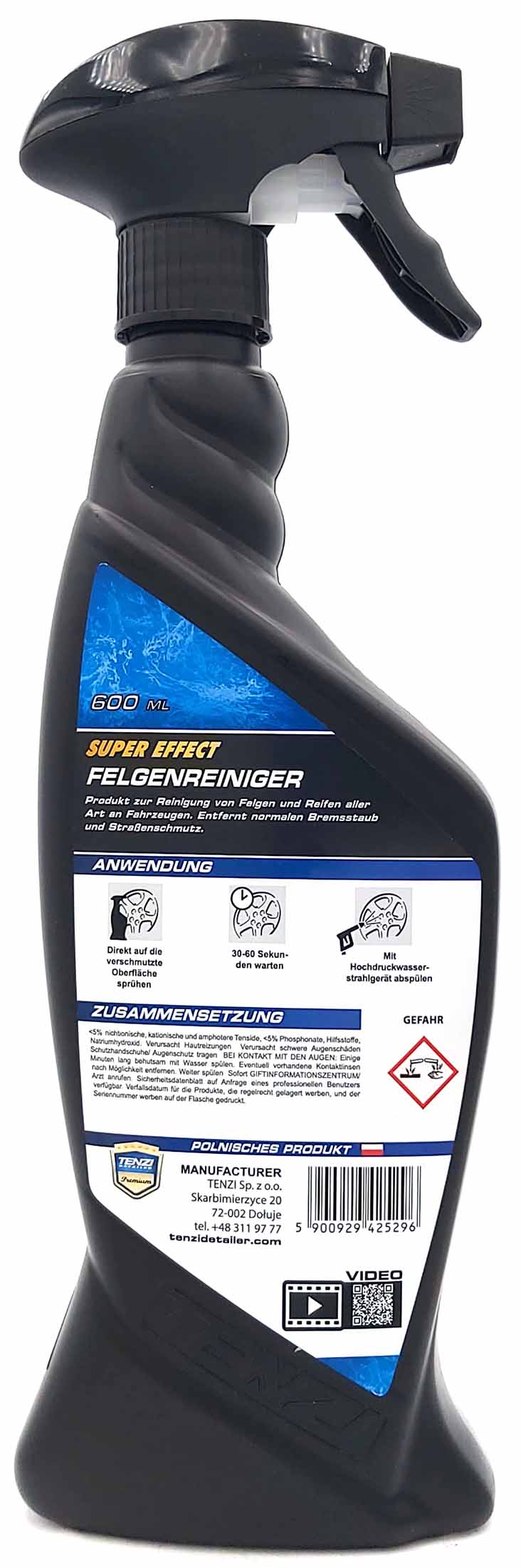 Tenzi Premium Felgenreiniger Super Effect  600ml, 5900929425296