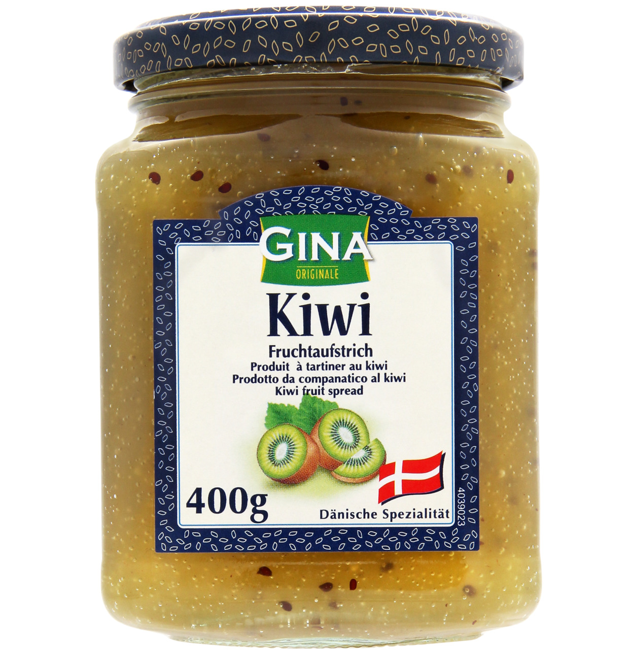 Gina Fruchtaufstrich Kiwi 400g MHD 14.01.28