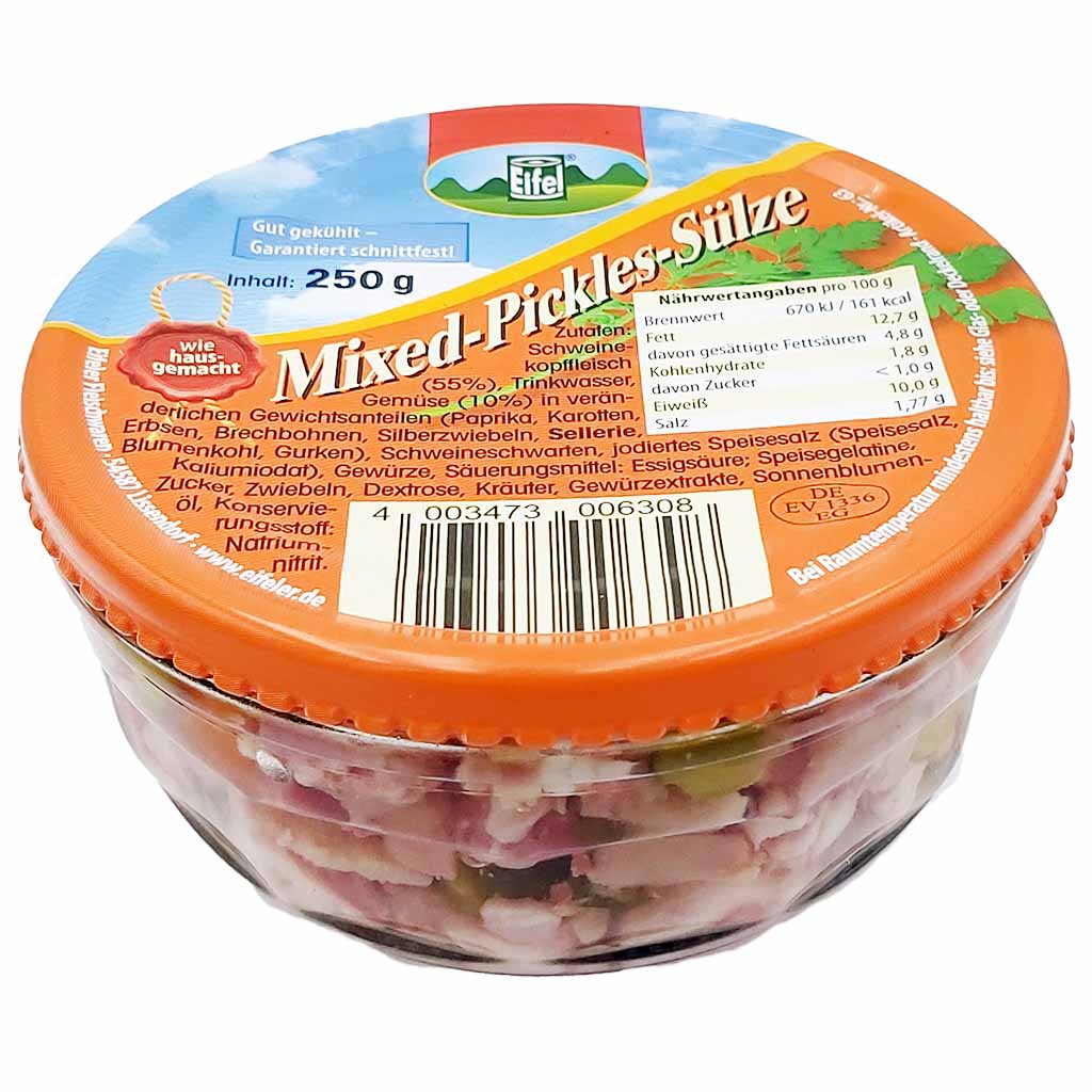 Mixed-Pickles-Sülze 250g von Eifeler