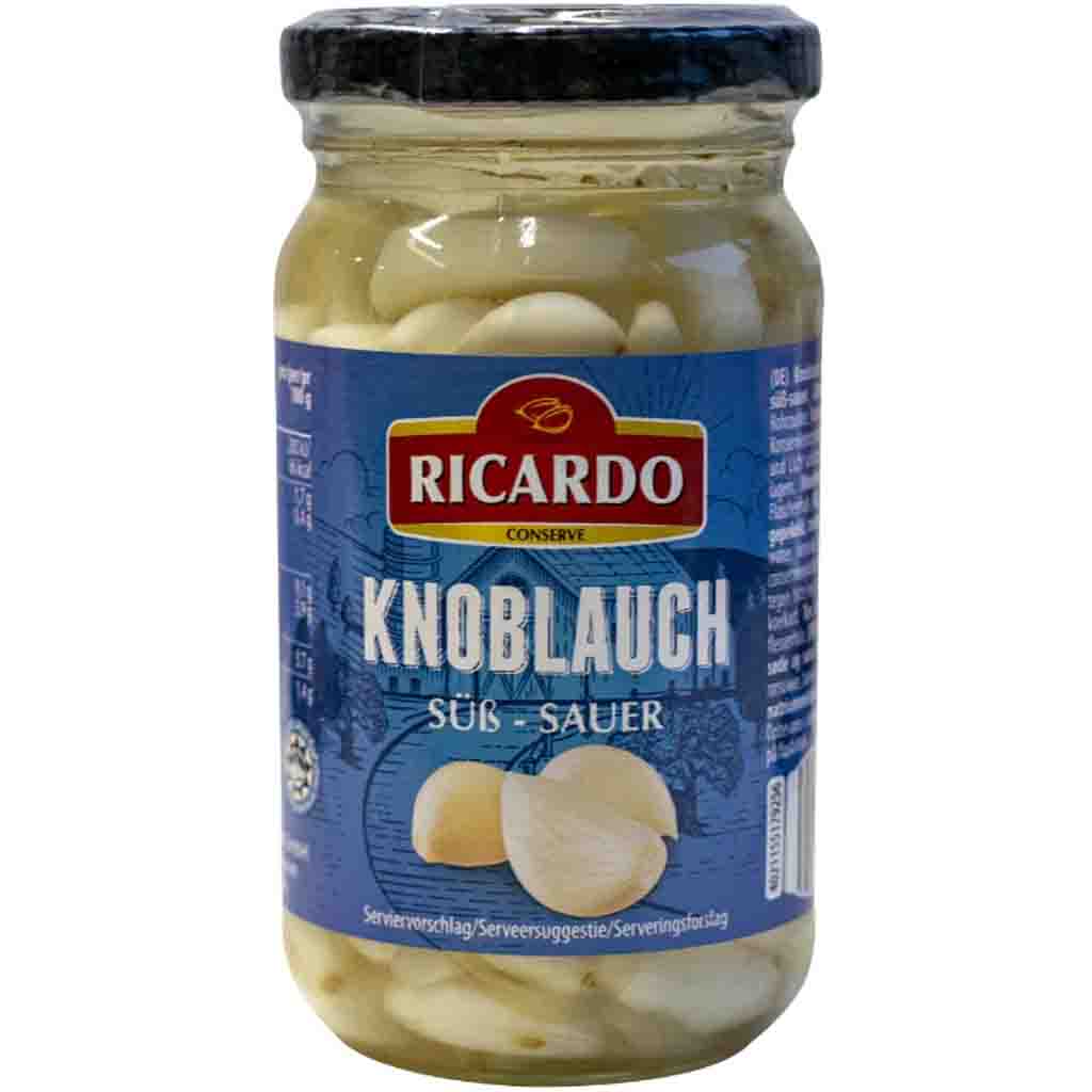 RICARDO Knoblauch süß-sauer 110g MHD 09.12.26