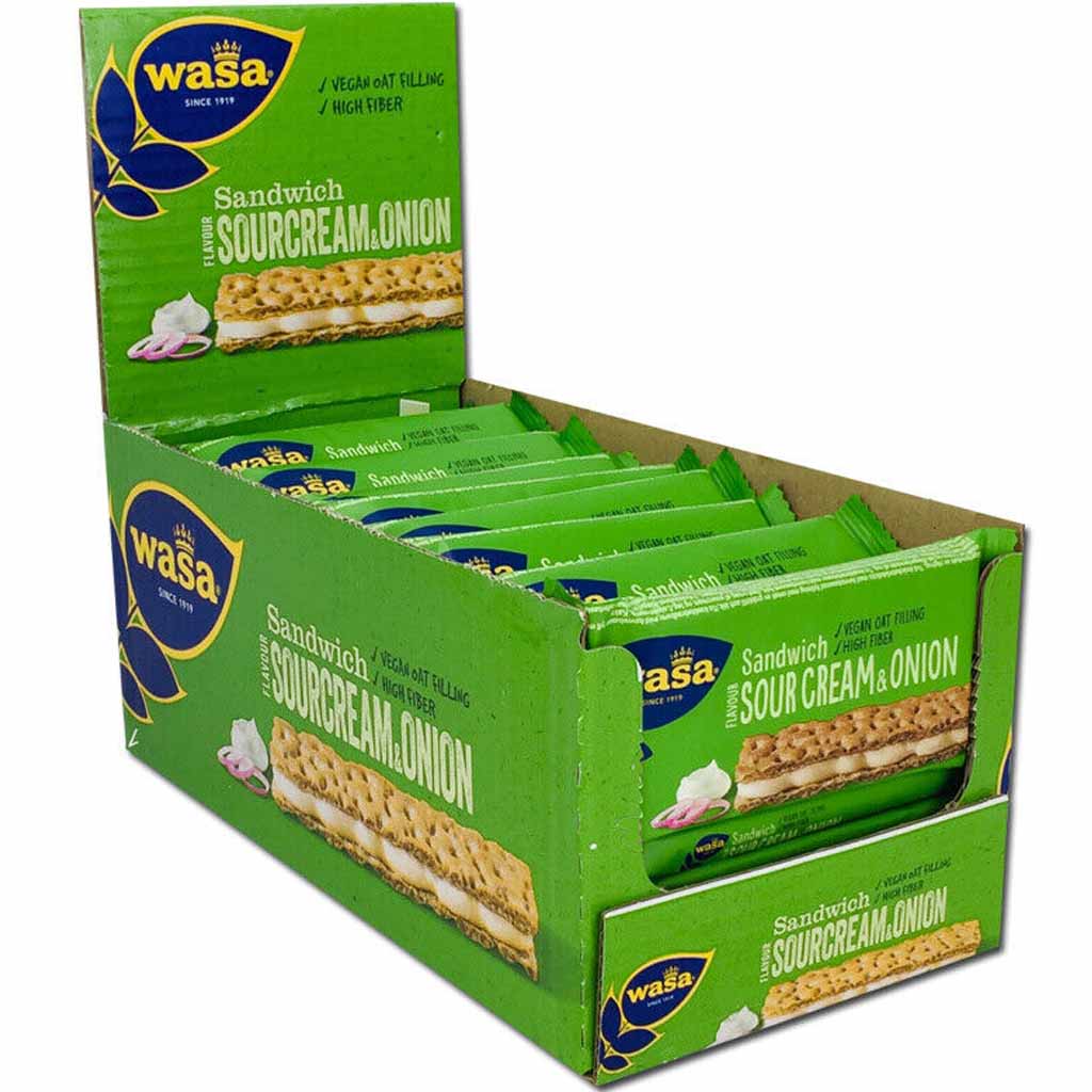 Wasa Knäckebrot Sandwich Sour Cream & Onion 24x33g=792g MHD 31.08.26