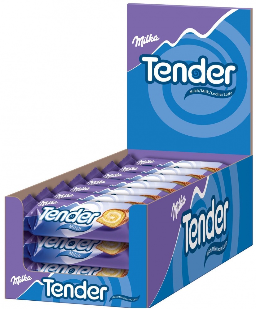 21 x 37g Milka Tender Milch Riegel