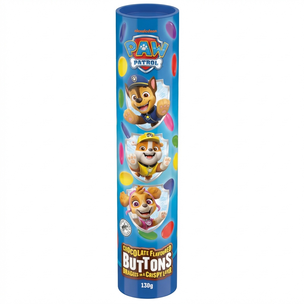 Paw Patrol Chocolate Buttons 130g MHD 16.12.26