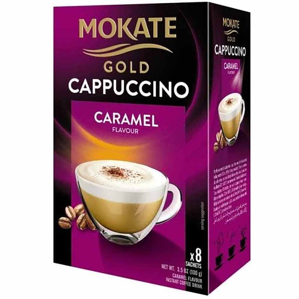 Mokate Cappuccino Gold Chocolate - Getränkepulver 100g MHD 18.09.27