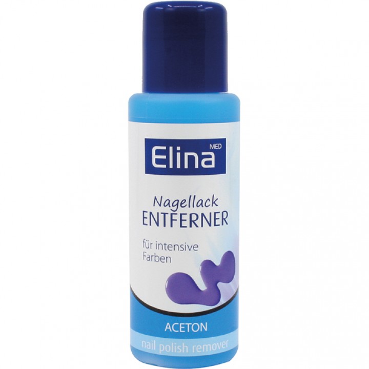 Nagellackentferner Elina mit Aceton 100ml
