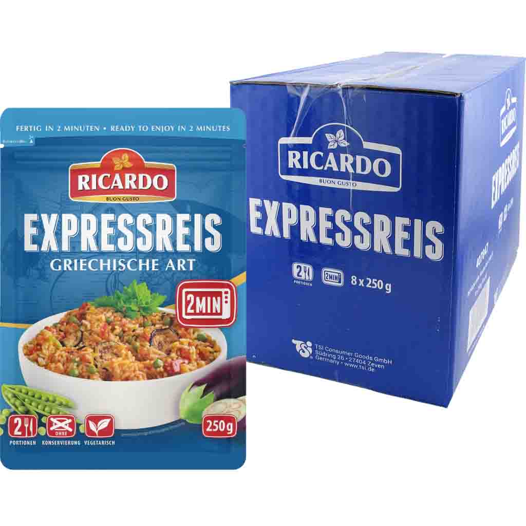 RICARDO Expressreis Griechische Art 8x250g=2kg MHD 12.12.26
