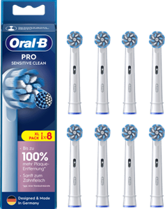 Oral-B Aufsteckbürsten PRO CrossAction schwarz, 6 Stück