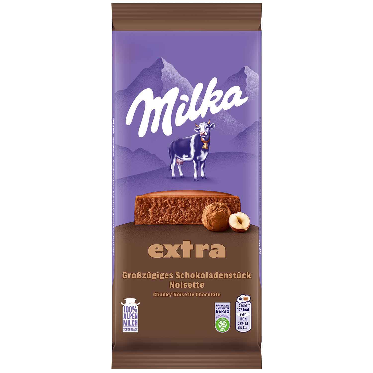 Schokolade, Choco, Noisette, Chunky, Milka