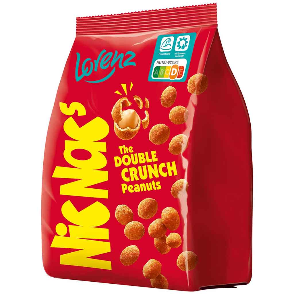 NicNacs The double crunch Peanuts 600g MHD 09.02.27