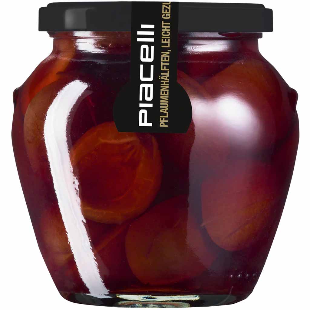 Piacelli Pflaumenhälften leicht gezuckert 300g MHD 31.07.27