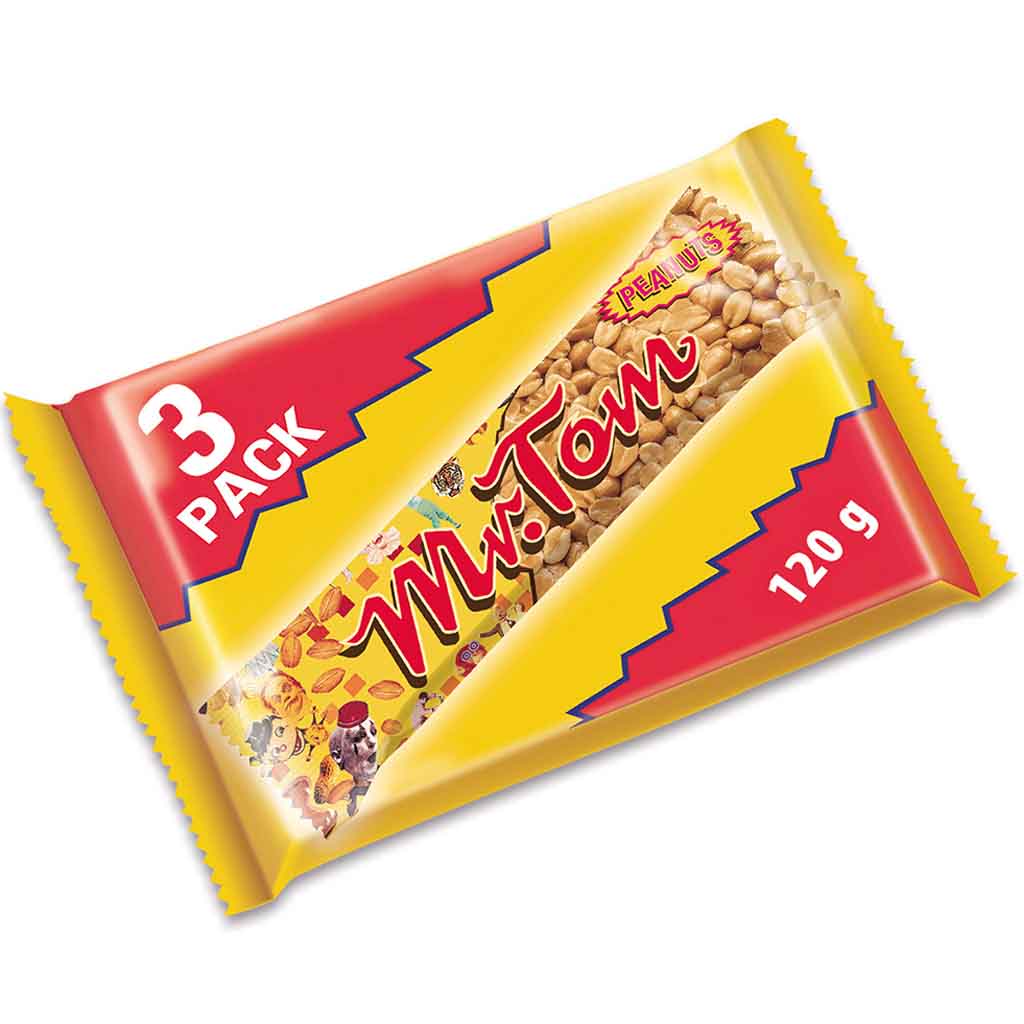 Mr.Tom Peanut Riegel 3x 40g= 120g MHD 30.08.26