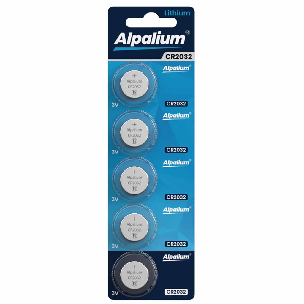 Alpalium Lithium CR 2032 3 Volt 5 Stück MHD 30.07.32