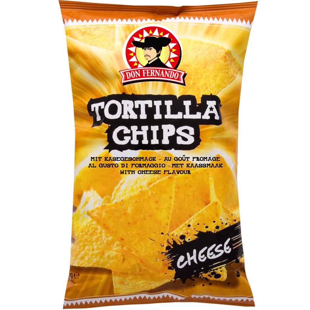 Don Fernando Tortilla Chips Cheese 200g MHD 09.10.26