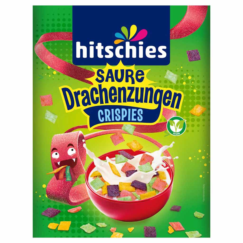 Hitschies Saure Drachenzungen Crispies 270g MHD 08.08.26
