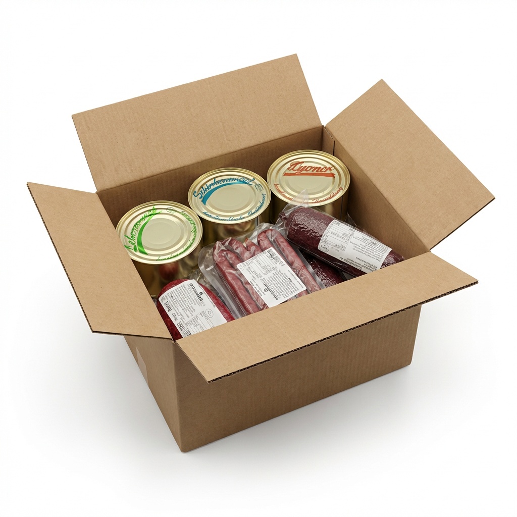 Kiste, Aluminium, Karton