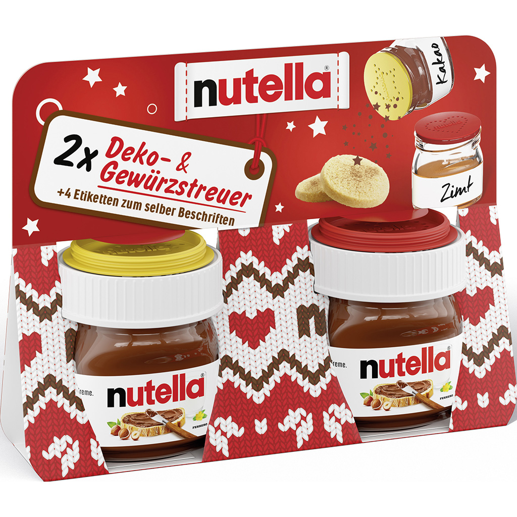 Nutella 2x30g Deko- & Gewürzstreuer, 8000500408841