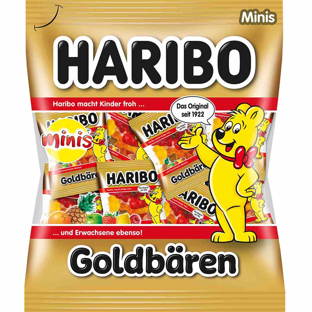 Haribo Goldbären Minis 21er 250g MHD 30.07.26