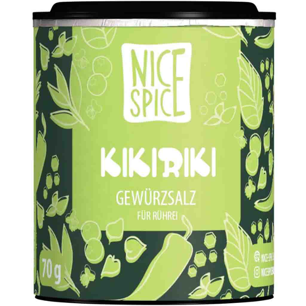 Nice Spice Kikiriki Rührei Gewürzzubereitung 70g MHD 30.12.28