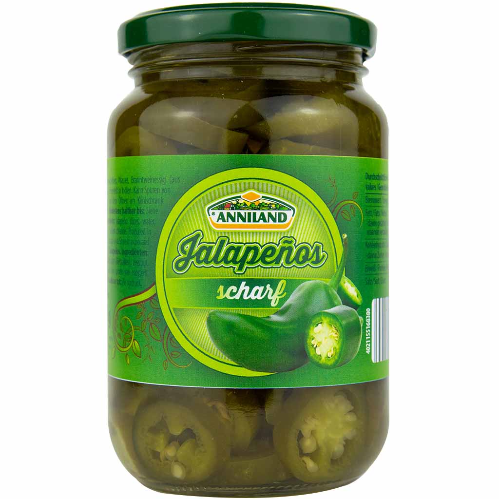 Anniland Jalapenos scharf 180g MHD 26.07.27