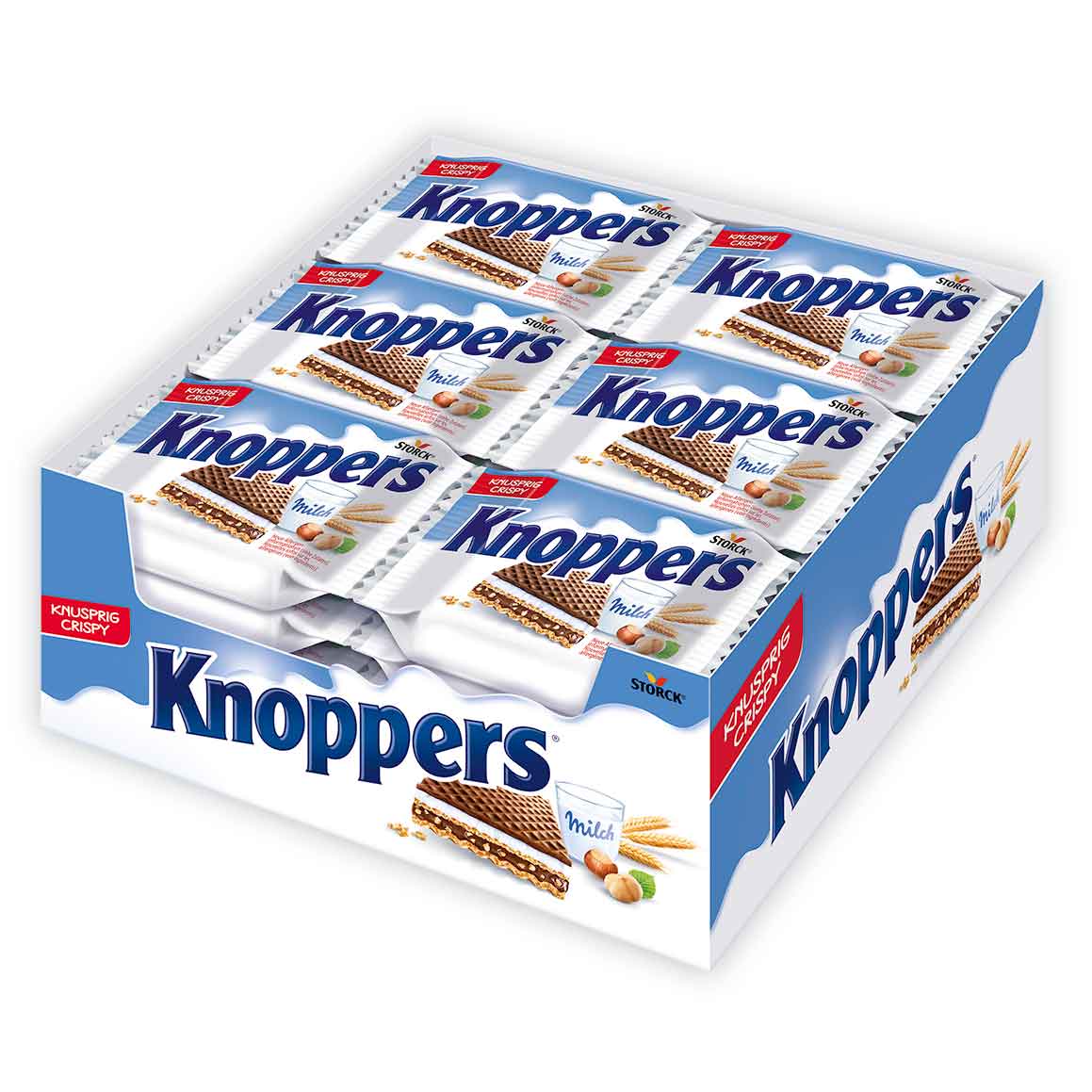 Knoppers Schnitte 24x 25g=600g MHD 12.10.26