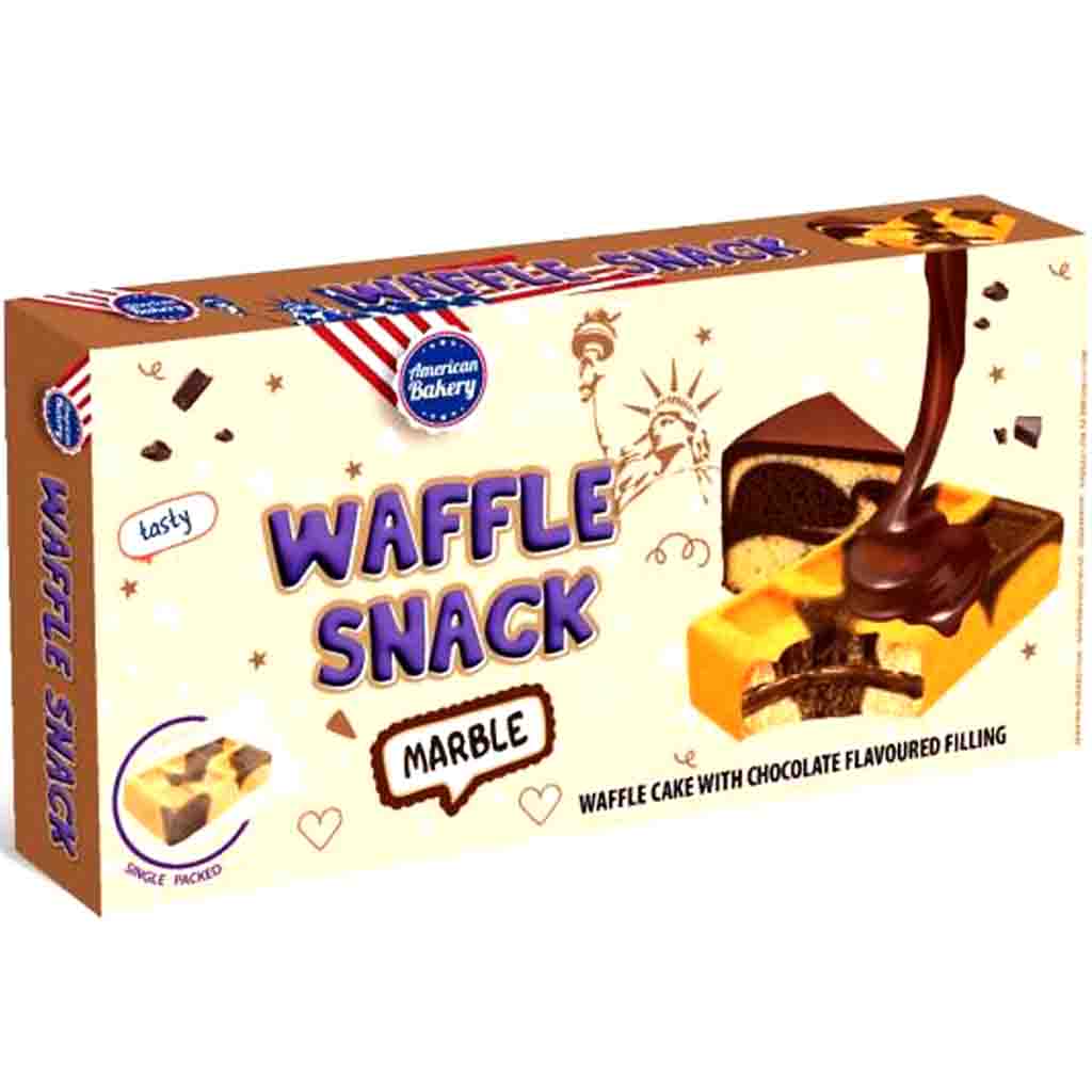 American Bakery Waffle Snack Marble 3er 135g MHD 12.11.26