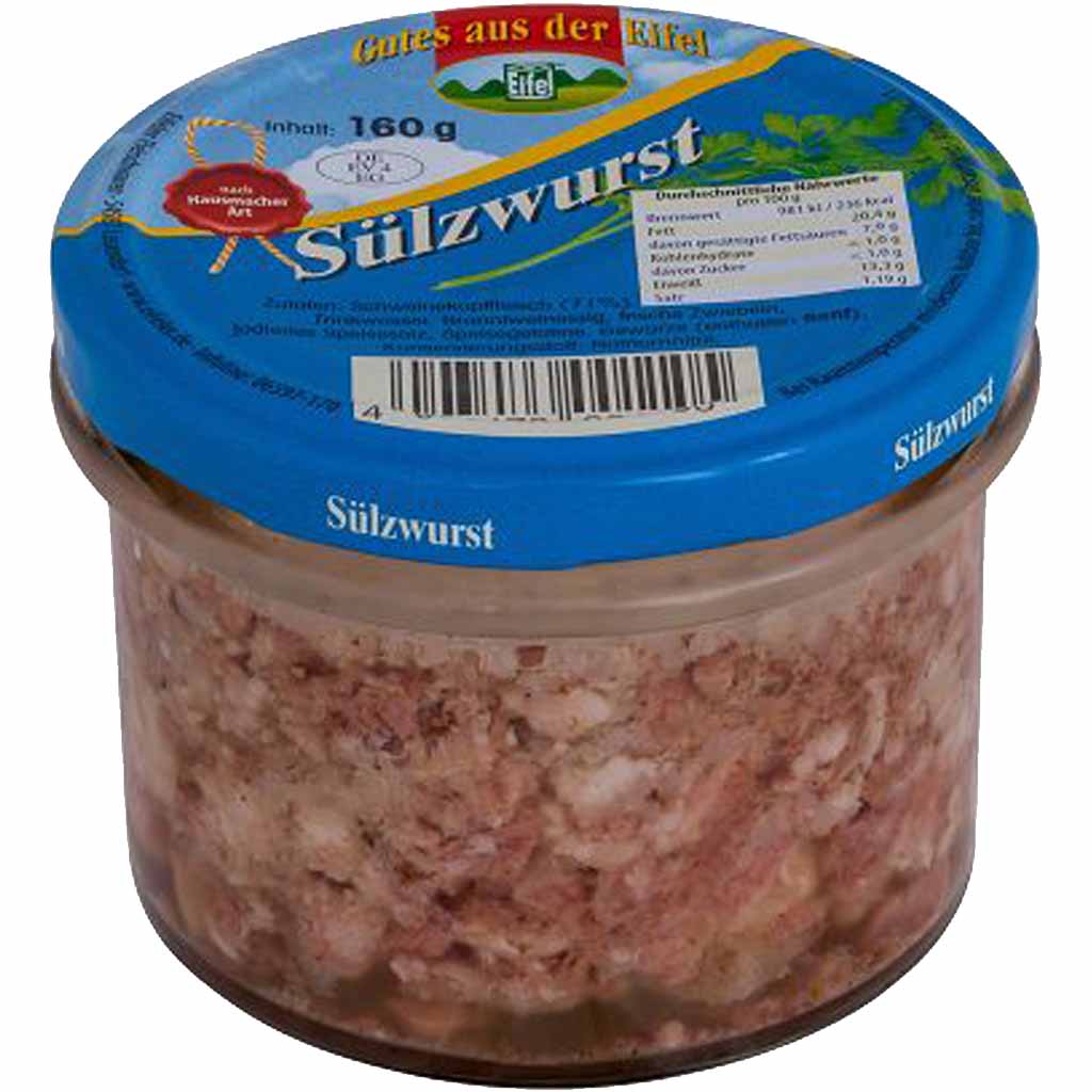 Gutes aus der Eifel Sülzwurst nach Hausmacher Art 160g MHD 05.02.28