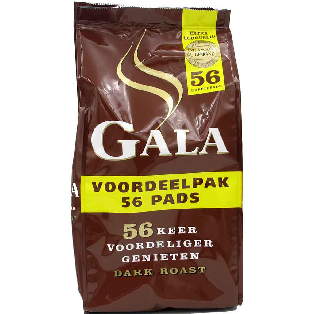 Gala Kaffeepads Dark Roast 56er 389g MHD 01.03.27