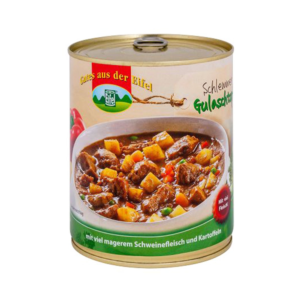 Gutes aus der Eifel Schlemmer Gulaschtopf 800g MHD 17.02.29