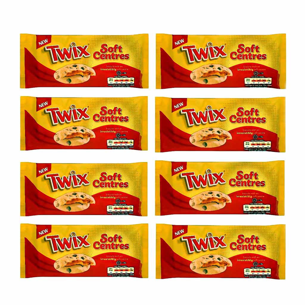 Twix Caramel Centres Biscuits 8X144g=1152g:05060402907715