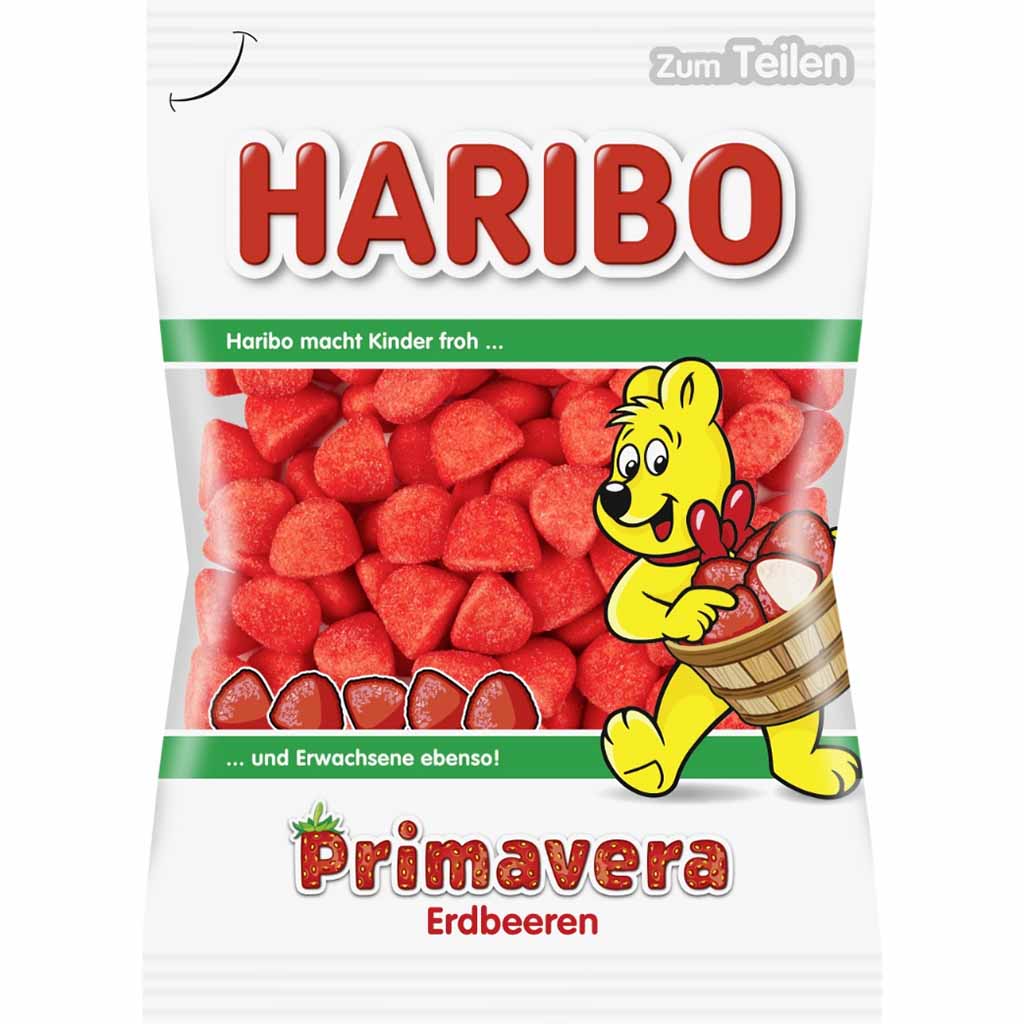 Haribo Primavera Erdbeeren 200g MHD 30.11.26