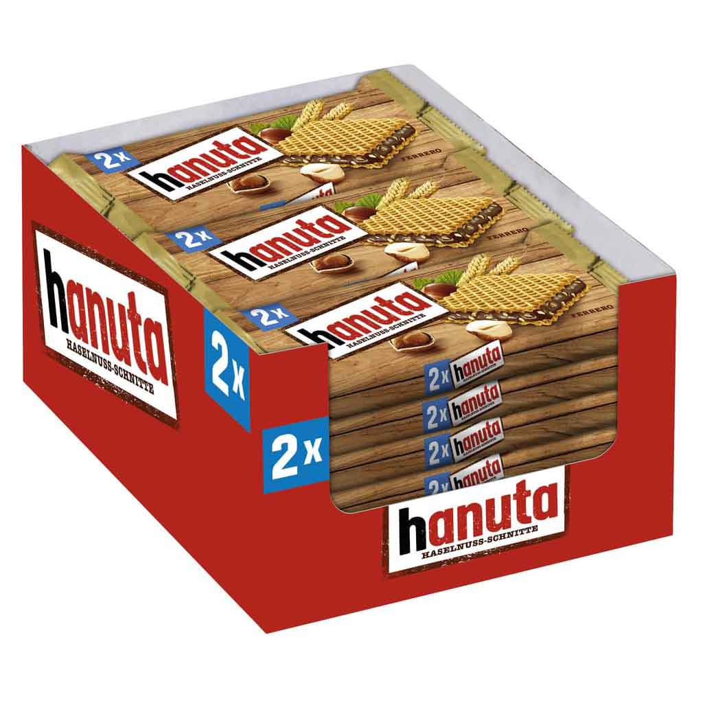 Ferrero Hanuta Doppelpack 18x44g=792g MHD 23.07.26
