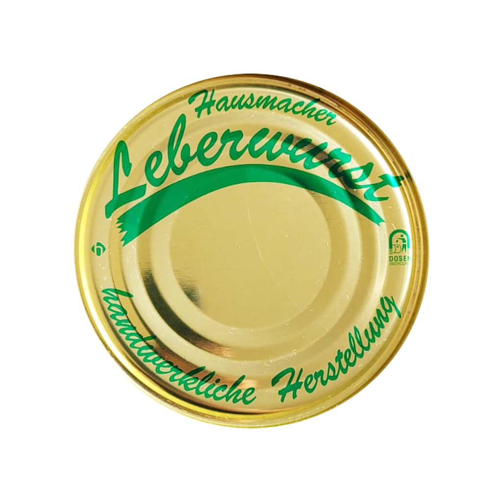 Schwarzwälder Hausmacher Leberwurst 400g Goldglanzdose MHD 23.02.27