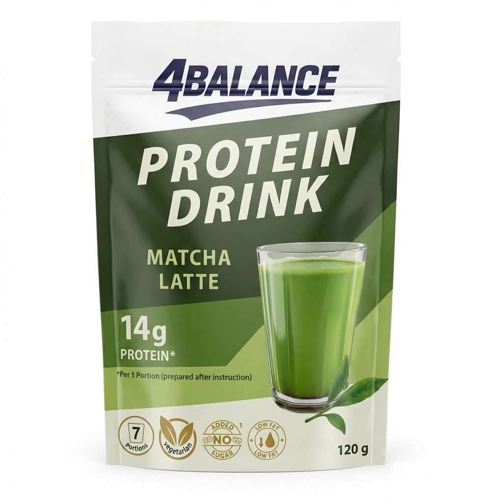 Protein Drink, Matcha, Latte, Grün, 120 g