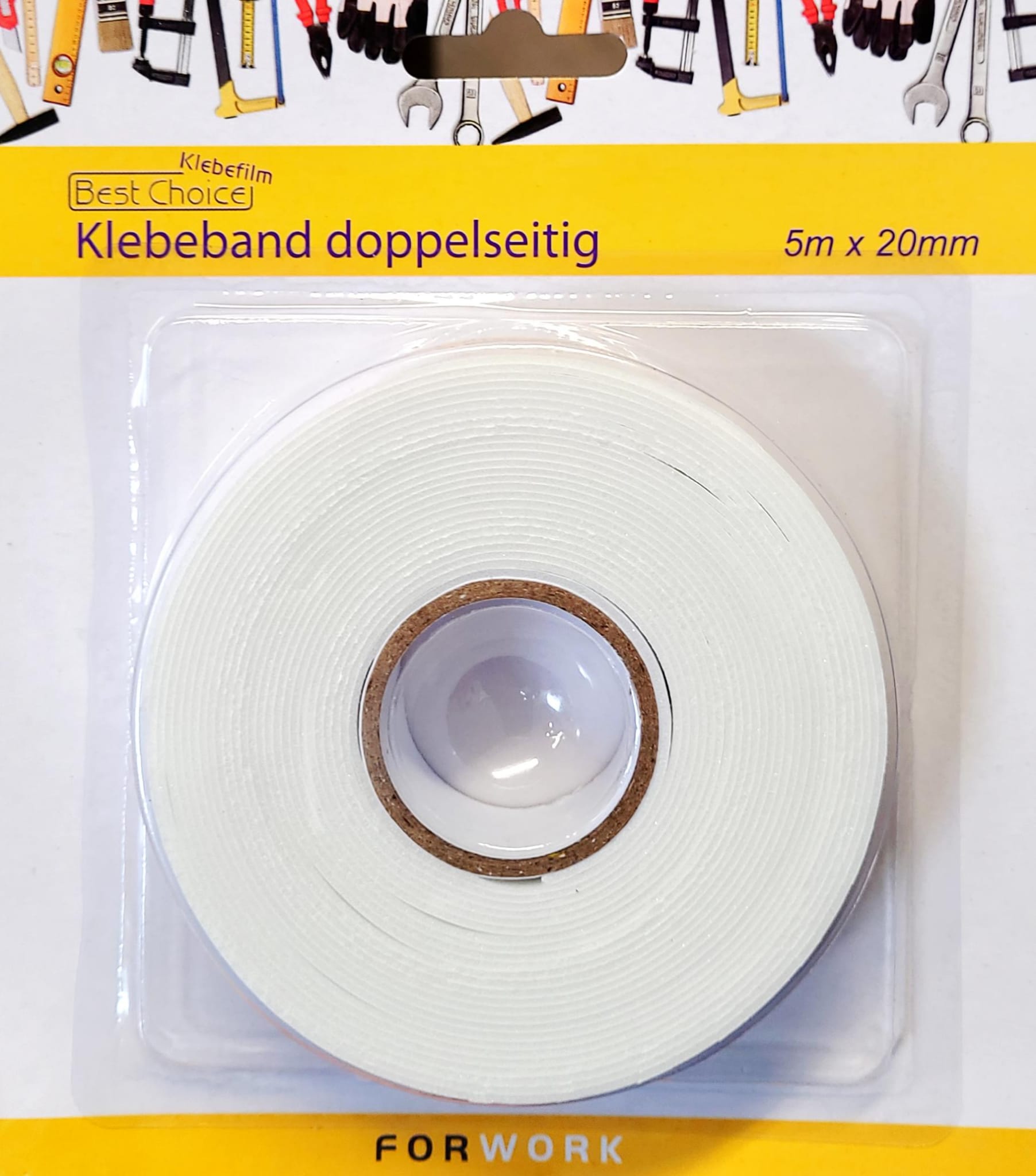 Klebeband doppelseitig 5m x 20mm