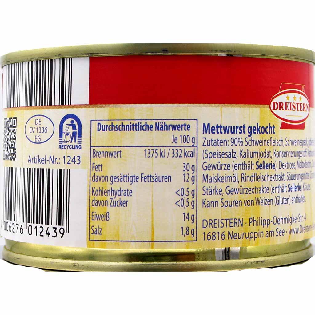 https://www.lebensmittel-sonderposten.de/media/image/cc/5f/34/Dreistern_Mettwurst_160g_back2_96dpi.jpg