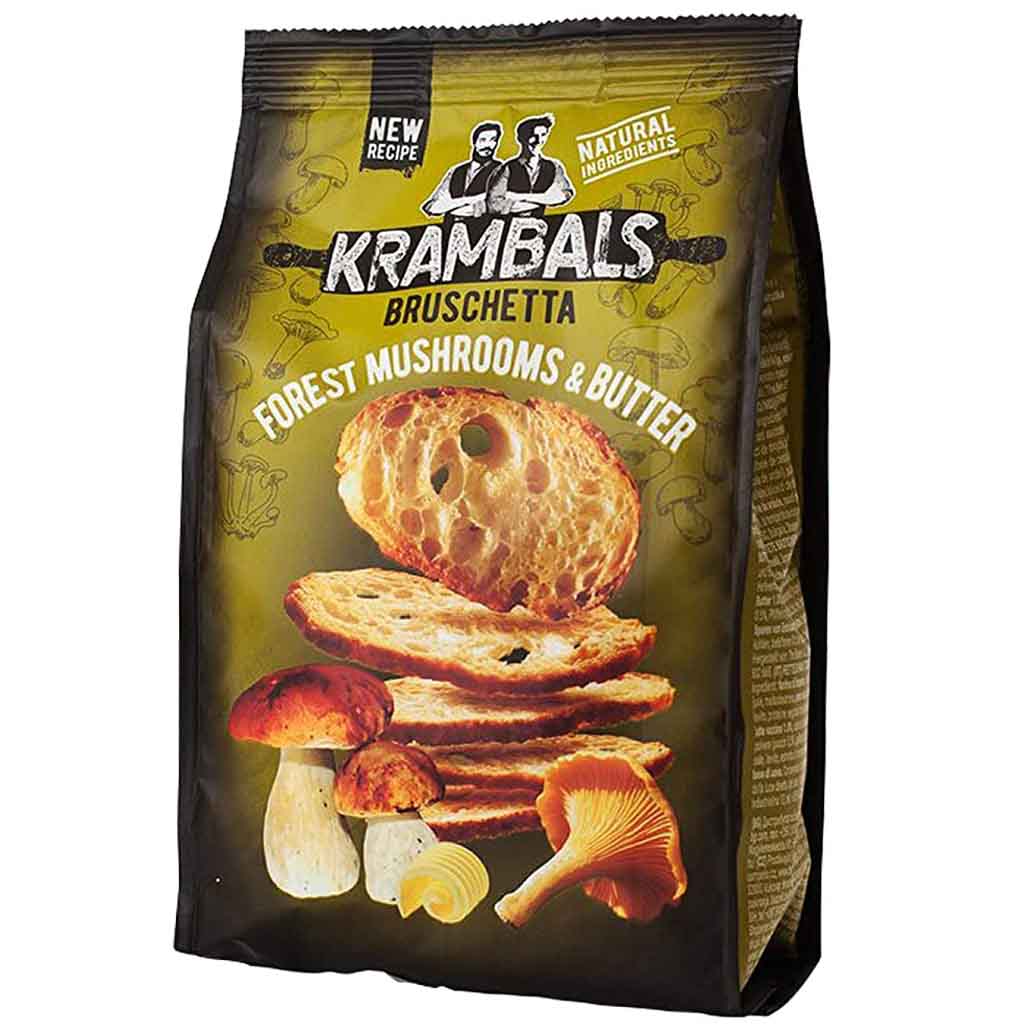 Krambals Bruschetta Foerst Mushrooms & Butter 70g MHD 16.01.27