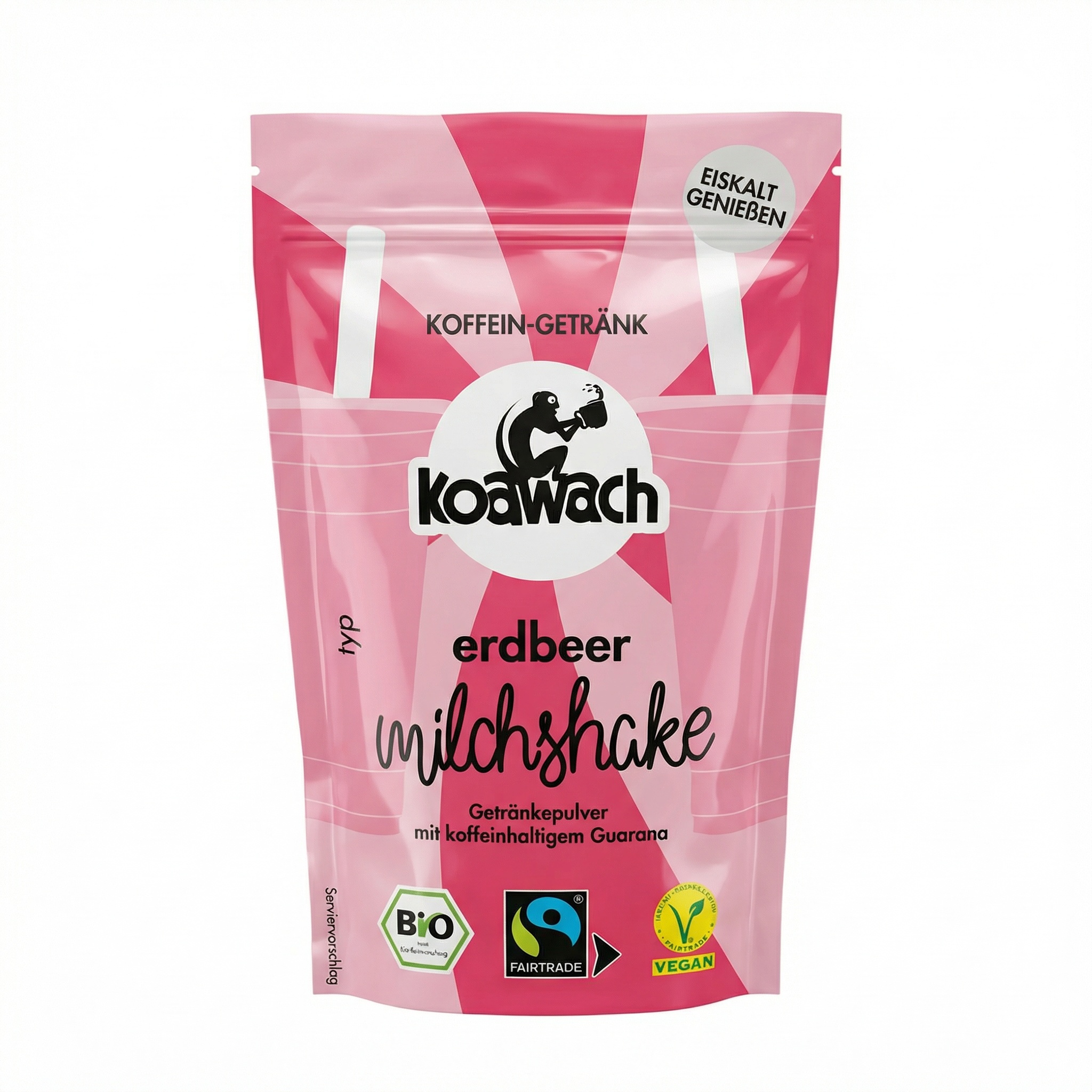 Koawach Erdbeer Milchshake Getränkepulver 75g MHD 06.05.26