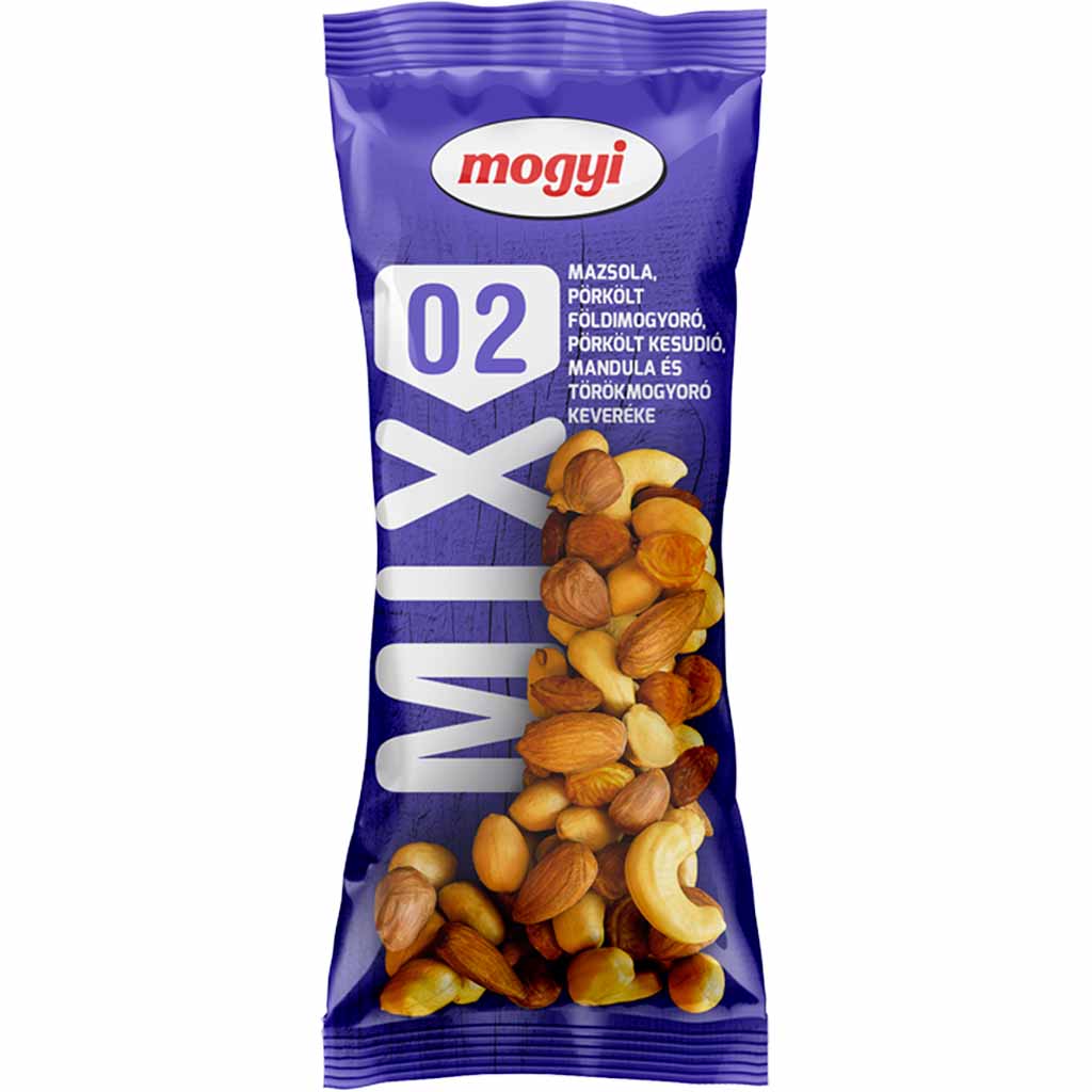 mogyi Mix02 Nussmischung 30x70g = 2100g  GTIN 5997347564195