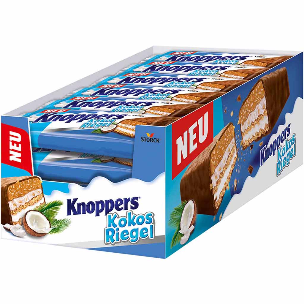 Knoppers Riegel Kokos 24x 40g=960g MHD 12.10.26