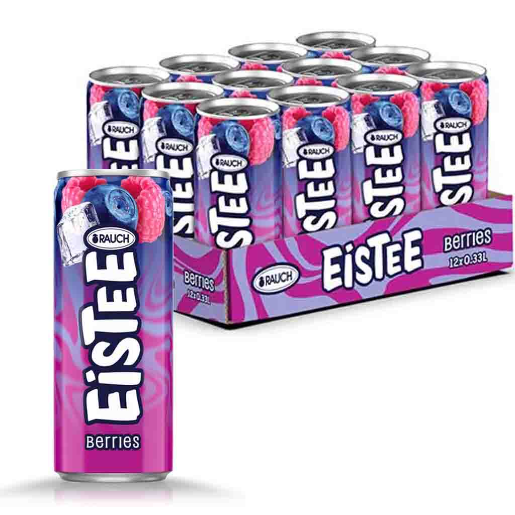Rauch Eistee Berries DOSE 12x0,33L=3,96L MHD 17.08.27