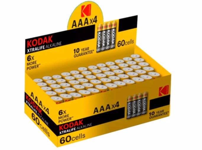 Kodak XTRALIFE Alkaline Batterien LR03 / AAA  60er MHD 30.11.33