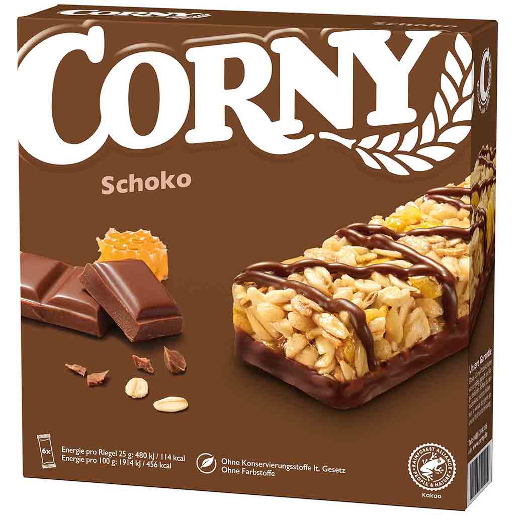 Corny Schoko 6er 150g MHD 04.09.26