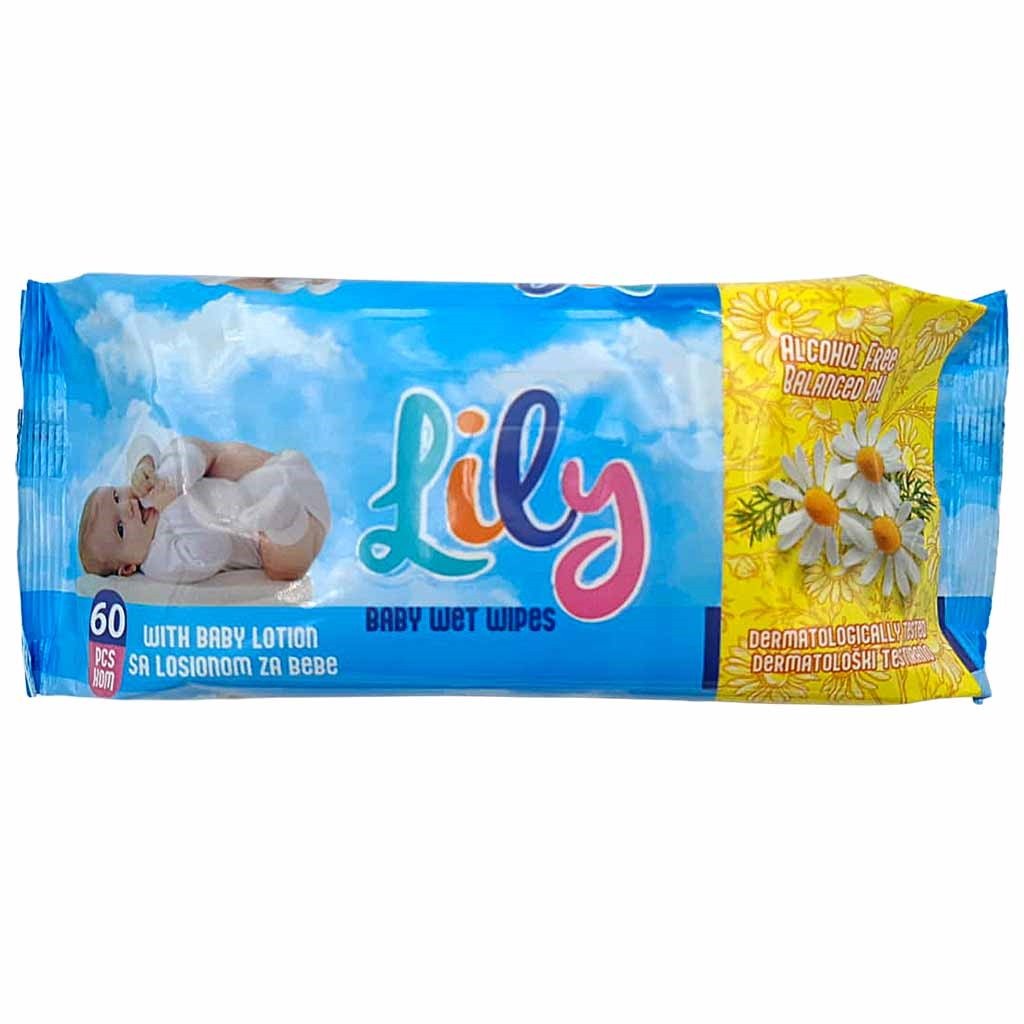 Lily Baby Feuchttücher 60 Stück MHD 30.08.27