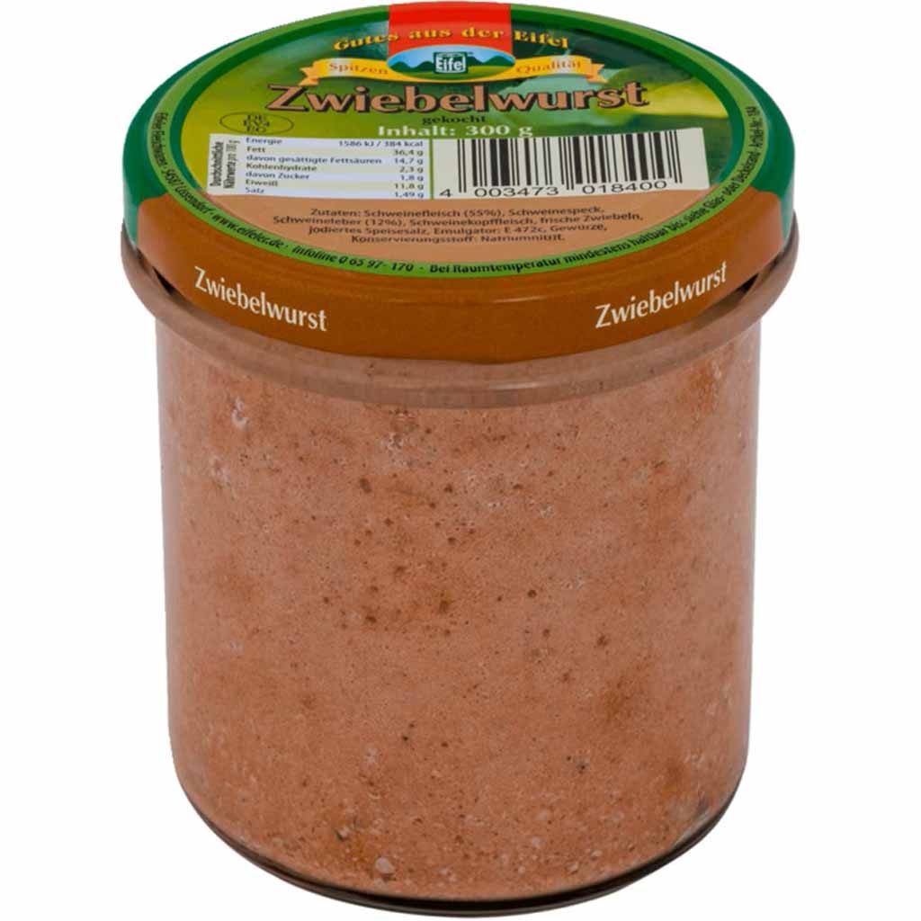 Gutes aus der Eifel Zwiebelwurst gekocht 300g MHD 01.10.28